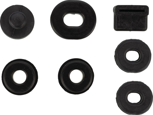 YAMAHA XT600 Mounting Kit for Left and Right-Side Covers/Panels, complete, 7 pcs. rubber set