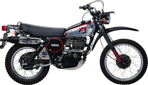 Heat Shield 77-81 TT500 XT500 Header Pipe Replica stainless steel, polished (OEM Ref # 1T1-14628-00)