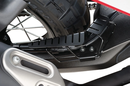 KEDO T7 Brake Line and ABS Sensor Cable Cover on Swingarm. 2mm stainless steel, matt blck powder coatedTénéré700 + WorldRaid (XTZ690) 2019-2024
