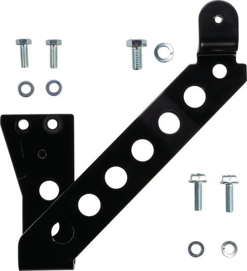 YAMAHA XT500'78-Chain Guide (lower chain guard on swingarm), black-coated stainless steel, including fixing bolts; OEM reference # 1U6-22318-00-33