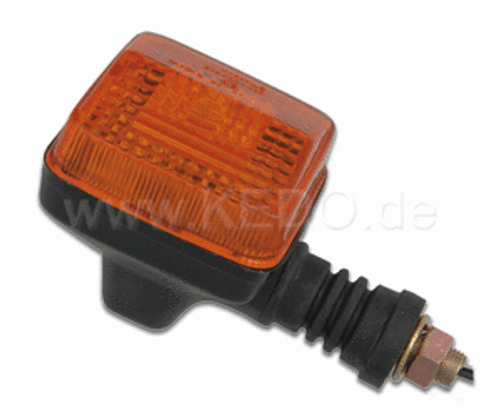 Indicator Front, 1 Piece, 40mm stem, XT600/Z, XTZ660, XTZ750 Indicator Front, 1 Piece, 40mm stem, XT600/Z, XTZ660, XTZ750