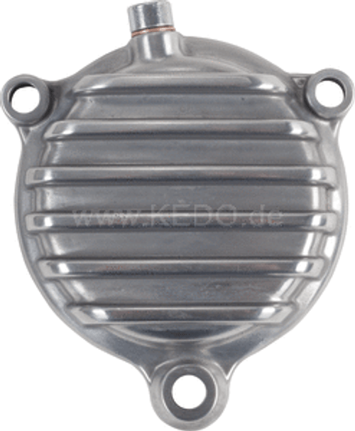 Oil Filter Cover with Cooling Fins 'ViRace' Polished Aluminium. YAMAHA SR400, SR500, TT500, XT500, SRX600, TT600, XT600 Oil Filter Cover with Cooling Fins 'ViRace' Polished Aluminium. YAMAHA SR400, SR500, TT500, XT500, SRX600, TT600, XT600