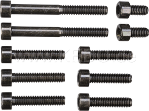Allen Screw Set for Cylinder and Head SR500 TT500 XT500 8.8, Black Zinc Coated Allen Screw Set for Cylinder and Head SR500 TT500 XT500 8.8, Black Zinc Coated