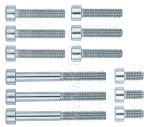 Allen Screw Set for Cylinder and Head SR500 TT500 XT500 8.8, Zinc Coated Allen Screw Set for Cylinder and Head SR500 TT500 XT500 8.8, Zinc Coated