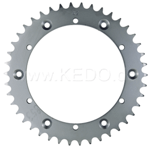 Sprocket Steel Rear #520 42T TT350, TT500, XT500, TT600-'92, TT600S+R Sprocket Steel Rear #520 42T TT350, TT500, XT500, TT600-'92, TT600S+R