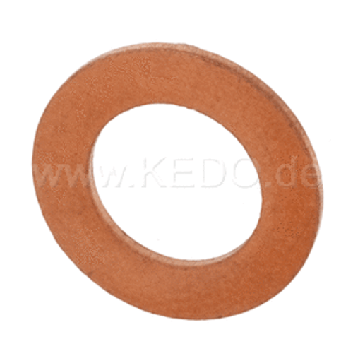 YAMAHA SR400 SR500 TT500 XT500 Cu-Washer 8x14x1mm, OEM reference # 90430-08119, e.g. oil drain plug at frame/oil tank, oil line cylinder head YAMAHA SR400 SR500 TT500 XT500 Cu-Washer 8x14x1mm, OEM reference # 90430-08119, e.g. oil drain plug at frame/oil tank, oil line cylinder head