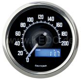 Daytona 'Velona' Speedometer Chrome Plated