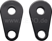 Super7 JvB-moto Indicator Stay, rear, black coated aluminium XSR700