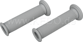 Handlebar Grip "Classic", Light-Grey, Soft, Length 125mm, Open End, 1 Pair