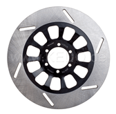 Brake Disc OEM-Style Replica, Slotted, Front RH, 1 Piece