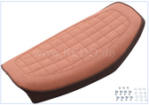 Classic Seat, quilted, brown quilted (additional seat fairing for models up to 1983 or from 2014 onwards required, see item 29546