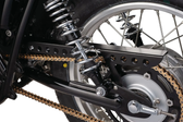 KEDO »Classic 24« Aluminium Chain Guard, black plastic-coated, hole pattern with 3D countersinks, incl. complete mounting material