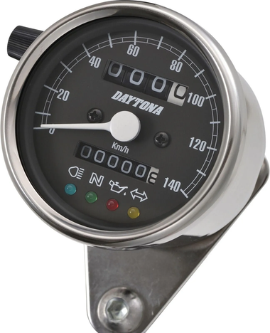 Daytona 'Mechanica II' Mini Speedometer YAMAHA SR400, SR500, TT500