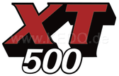 Fuel Tank Decal 1980 XT500 Black/Red/White, 1 Piece