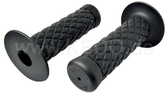 Handlebar Grips Biltwell 'Thruster', Black, (Pair) SR250, SR400, SR500