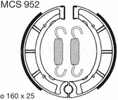 Brake Shoes FRONT SR250 XT500 // REAR TT500 Lucas/TRW