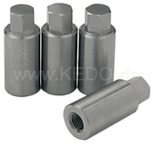 Cylinder Nut Stainless Steel, Set of 4