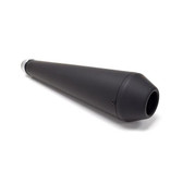 Muffler Universal Megaphone Black 440mm with 44.5 flange