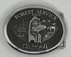 Forest Service Alaska Buckle 