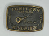 Igniters Car Club "40 Years of Crusin" Buckle