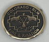 Colorado Bureau of Land Management Fire & Aviation Buckle (RESTRICTED)