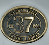 Los Angeles  County Fire Department Engine & Squad 37 Buckle (RESTRICTED)