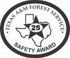 Texas A&M Forest Service Safety Award 25 Year Buckle OVERSIZED (RESTRICTED)