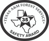 Texas A&M Forest Service Safety Award 35 Year Buckle OVERSIZED (RESTRICTED)