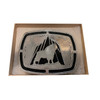 State of Utah Lone Peak Hotshots 10 Year Buckle STERLING SILVER with Color Fill (RESTRICTED)