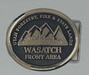 Wastach Front Area Utah Forestry, Fire, State Lands Buckle (RESTRICTED)