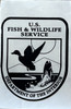 Fish & Wildlife Service Sticker - 2" CLEAR