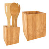 Bamboo Utensil Holder