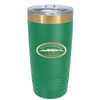 Polar Camel 20 oz. Ringneck Tumbler - Green/Bright Gold ION-Plated  
