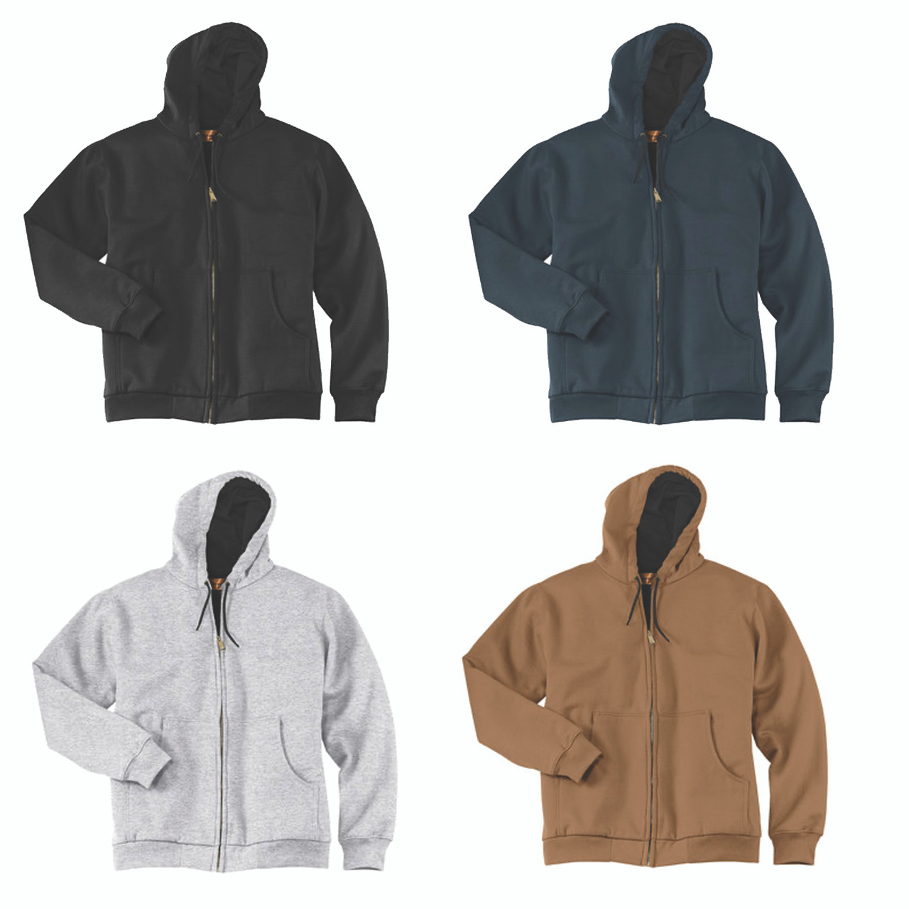 CornerStone® Heavyweight  Full-Zip Hooded Sweatshirt  with Thermal Lining** (Restrictions Apply - see description)