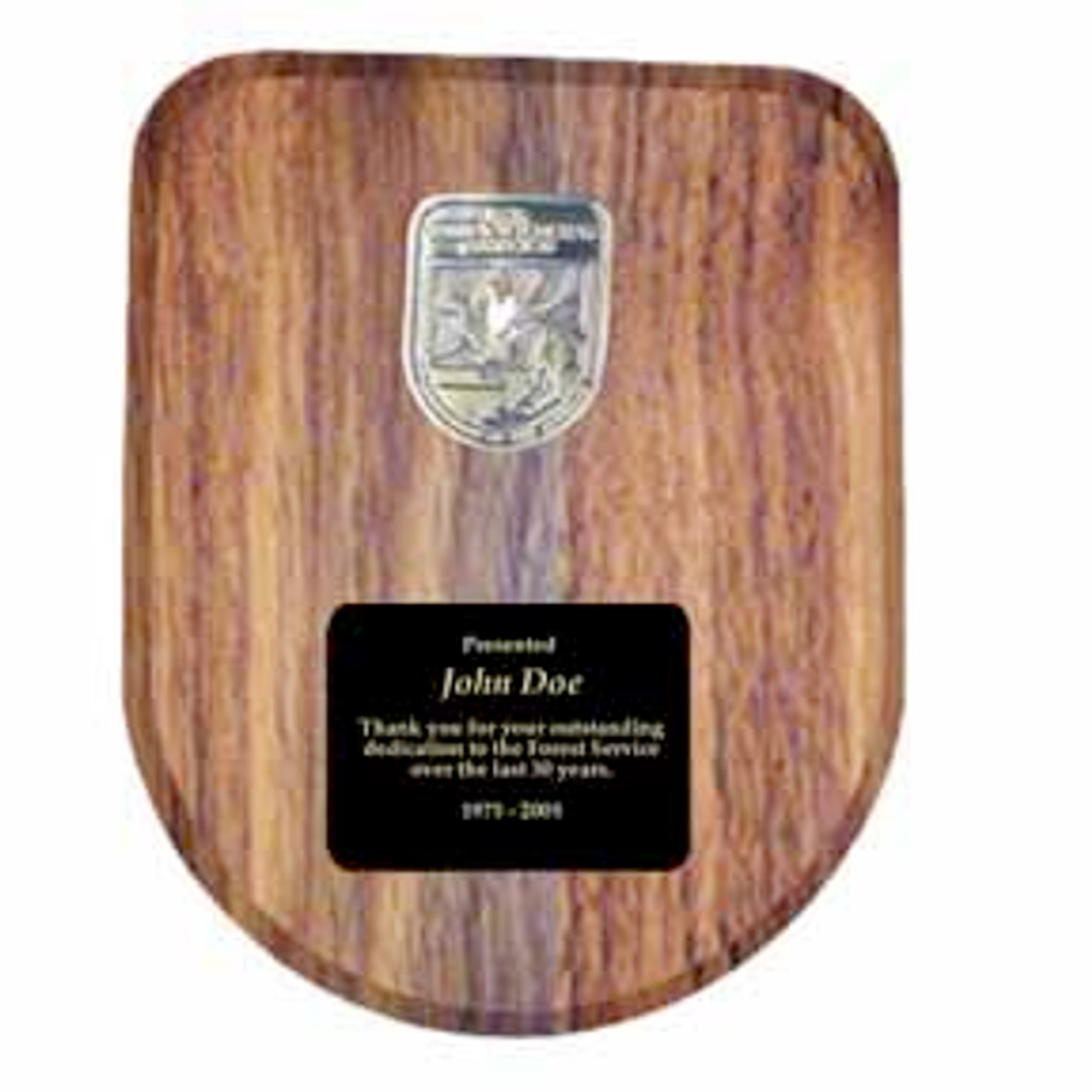 Fish & Wildlife Service Logo Plaque - Customized