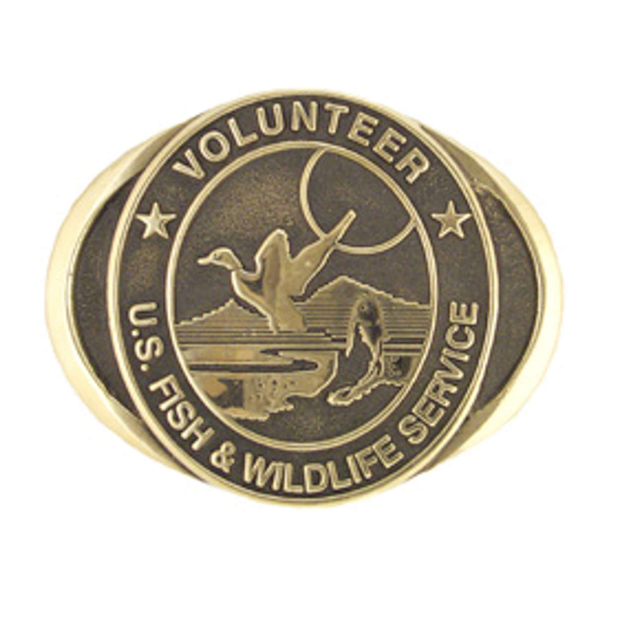 Fish & Wildlife Service Volunteer Buckle