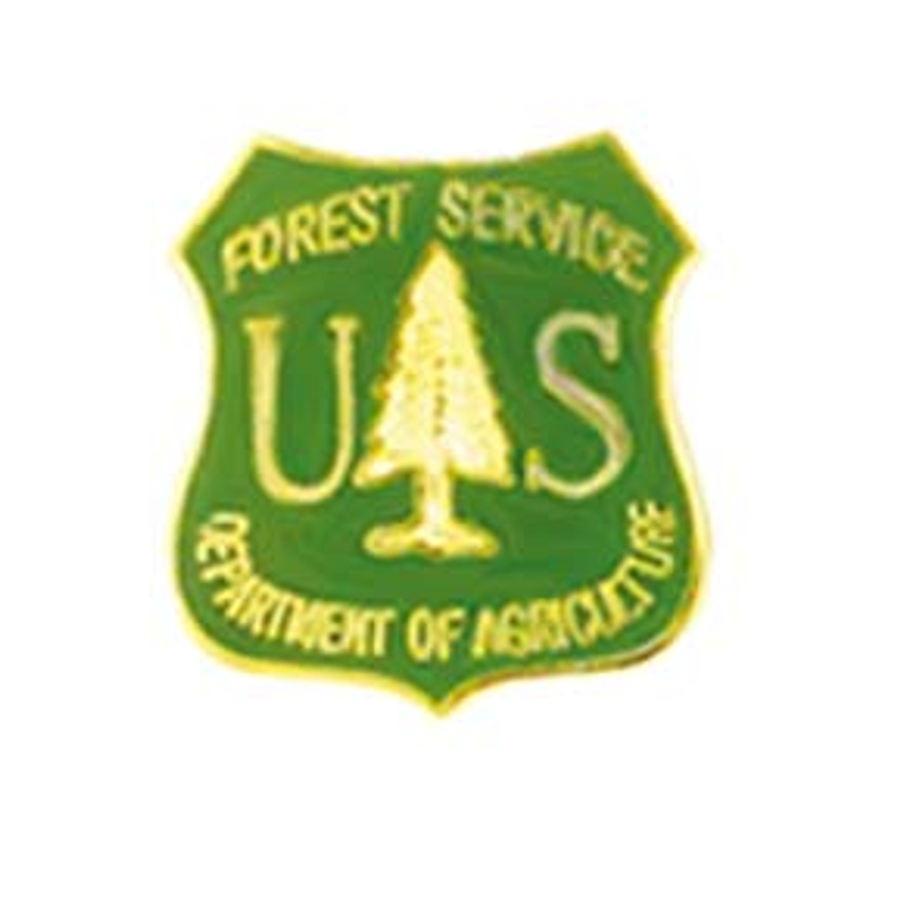 Green Forest Service Mini Pin
