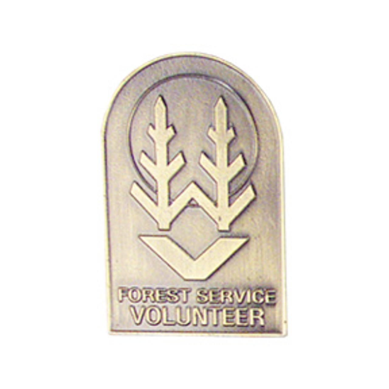 Forest Service Volunteer Antique Brass Shield (DISCONTINUED)