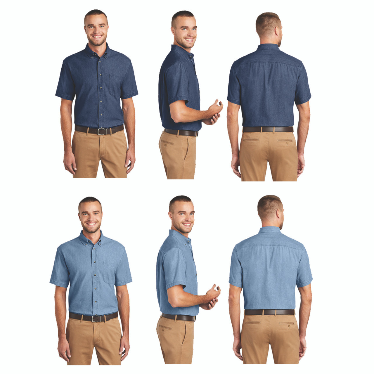 Denim Short Sleeved Shirt - Men's** (Restrictions Apply - see description)