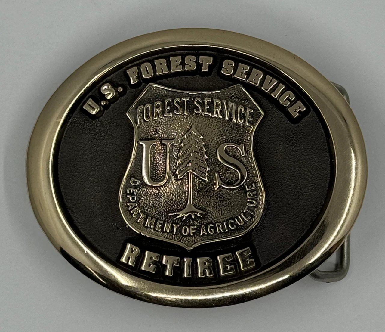 Bronze with US Forest Service Across Top