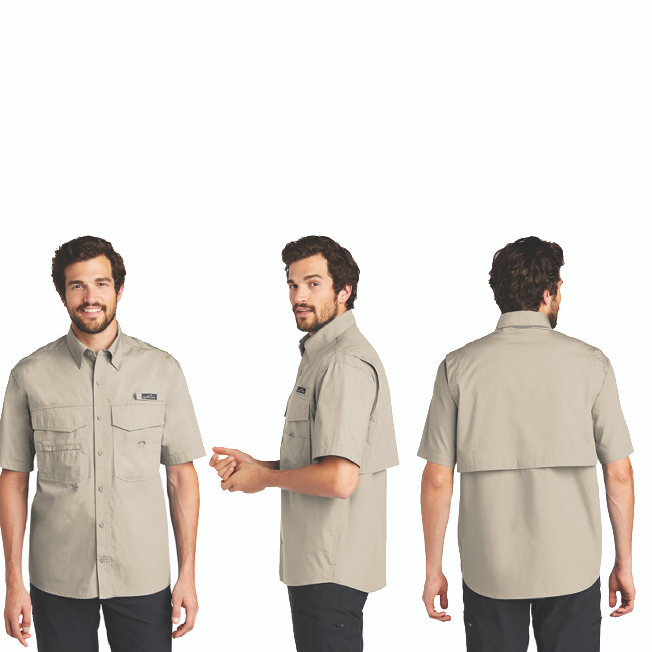 Eddie Bauer® - Short Sleeve Fishing Shirt* - Western Heritage Company, Inc