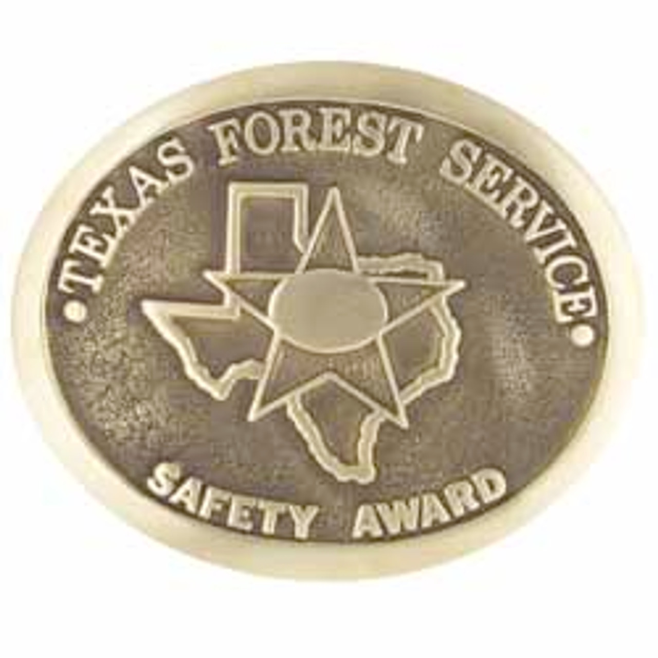 Texas Forest Service Safety Award Buckle (RESTRICTED)