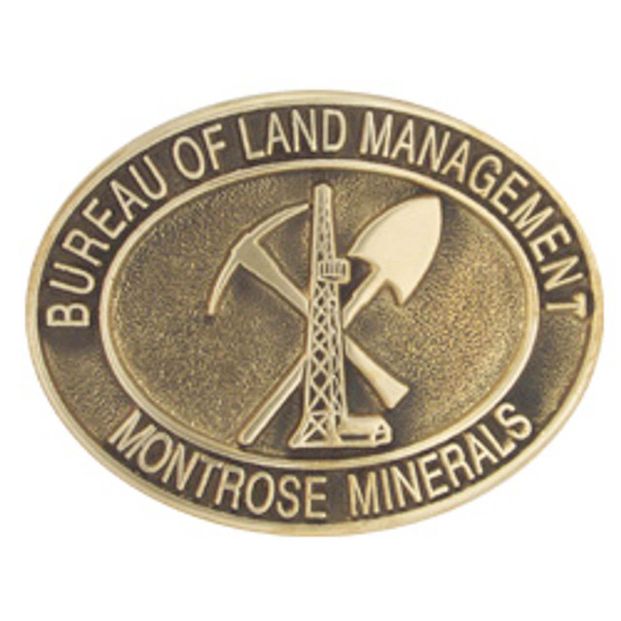 Bureau of Land Management Montrose Minerals Buckle