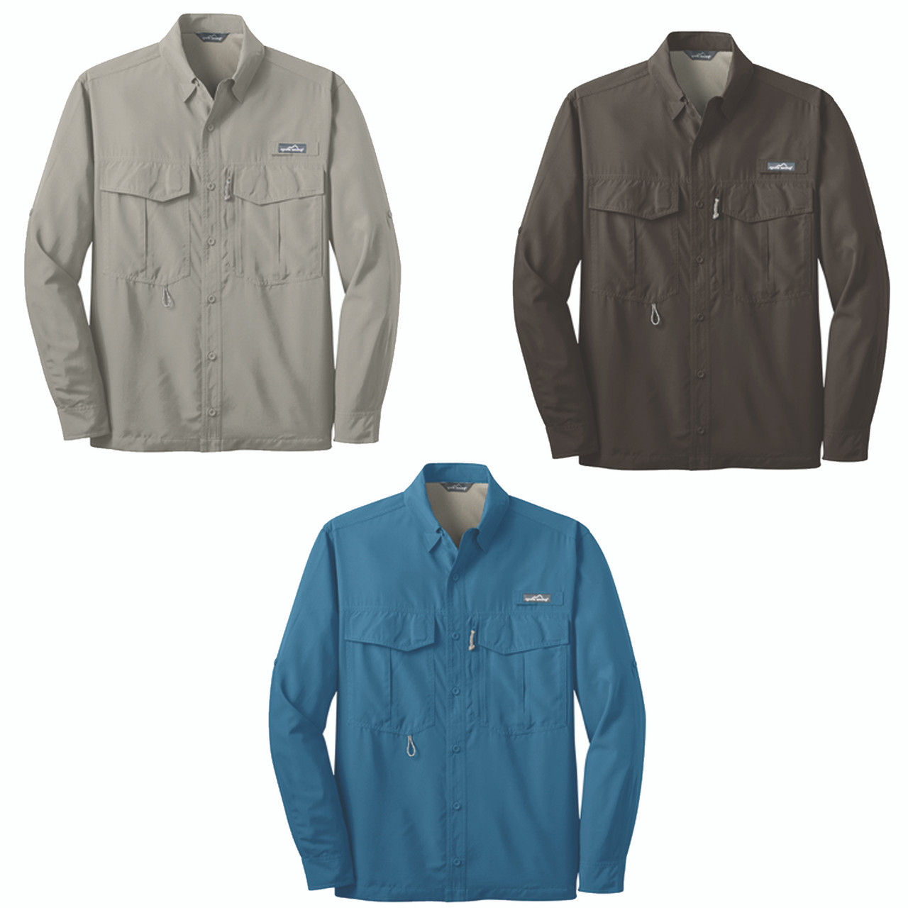 Eddie Bauer® Performance Fishing Long Sleeve Shirt** (Restrictions Apply -  see description) - Western Heritage Company, Inc
