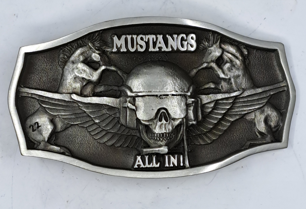 Mustangs 22 All-In Buckle