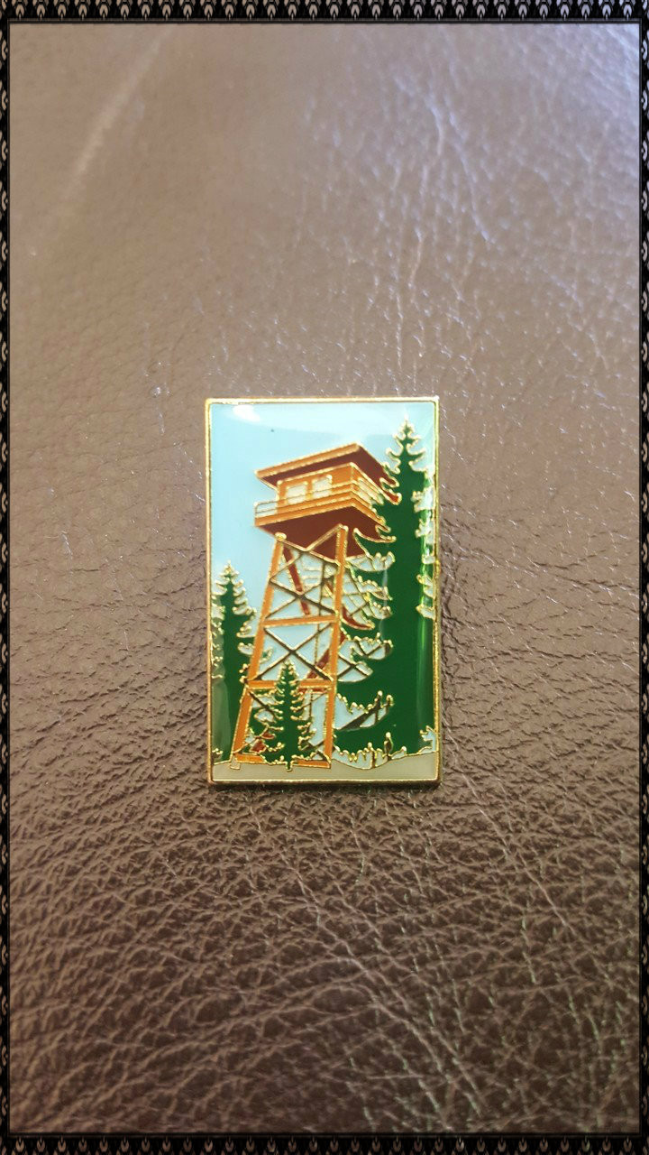 Lookout Tower Lapel Pin