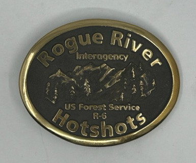 Rogue River Hotshots R-6 Buckle (RESTRICTED) - Western Heritage