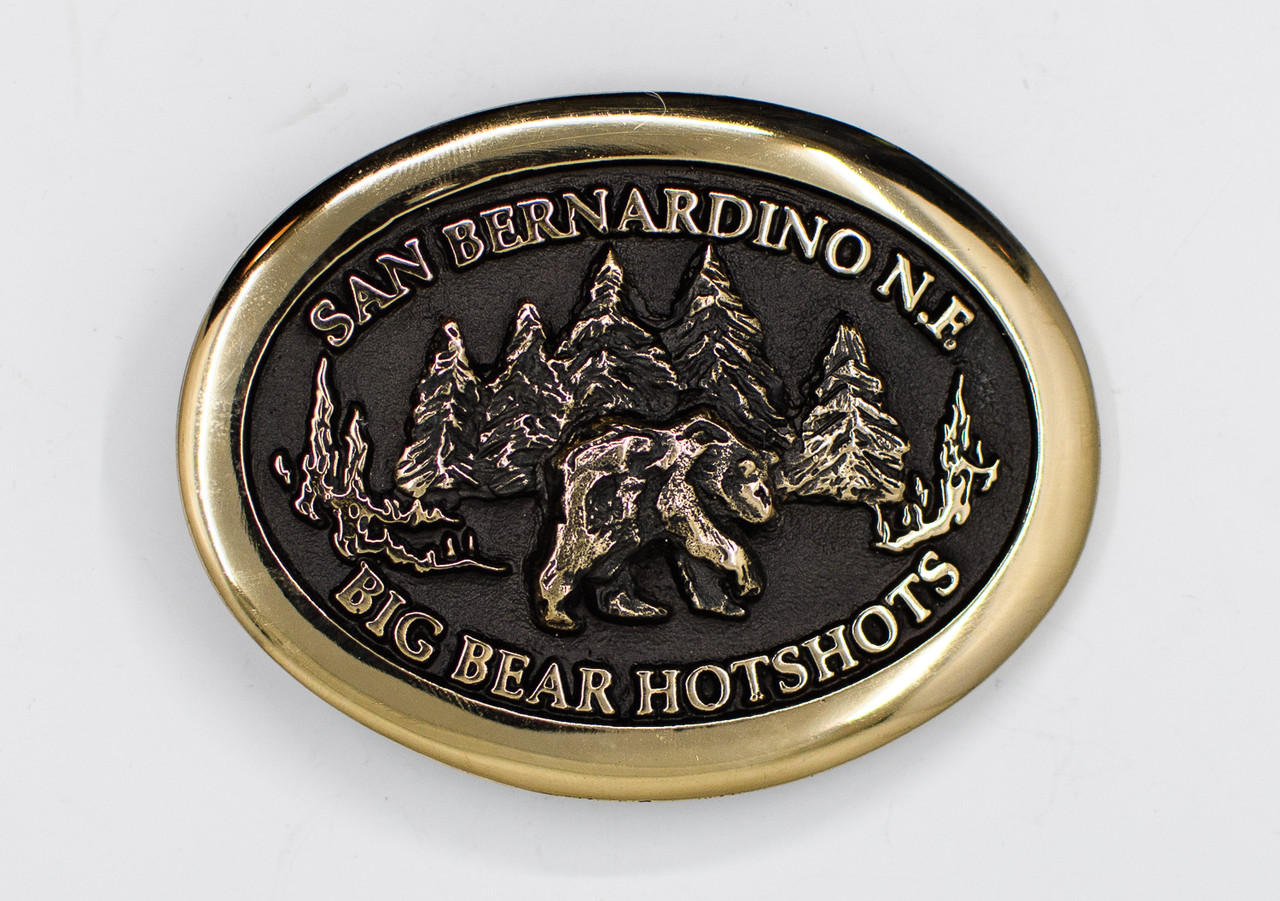 Big Bear Hotshots Buckle (RESTRICTED) - Western Heritage Company, Inc