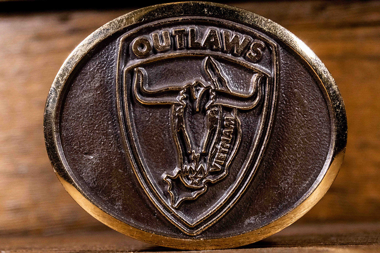 Vinh Long Outlaws Association Buckle (RESTRICTED)