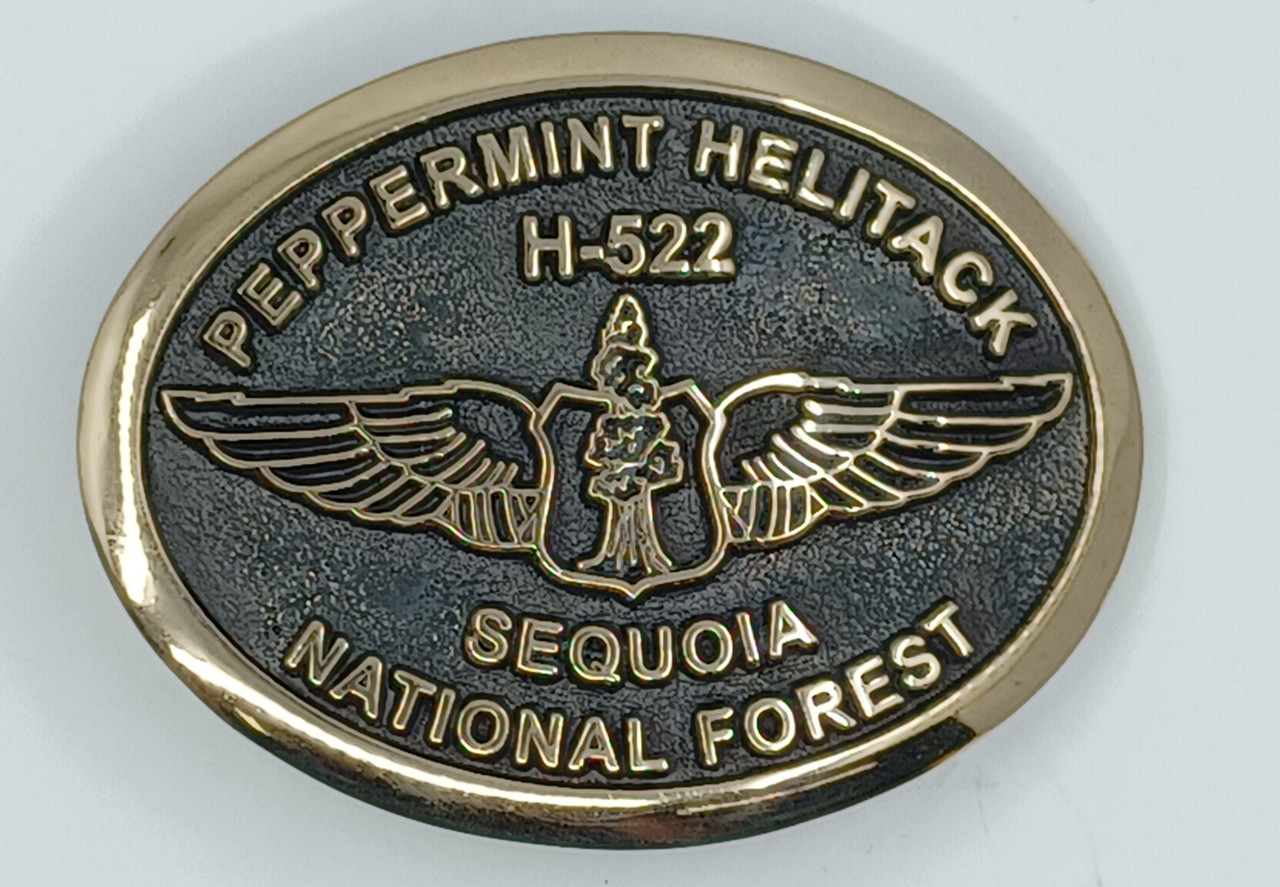 Peppermint Helitack H-522 Sequoia National Forest Buckle